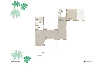 Floorplan Residence Belrose Villa Rental Street Level